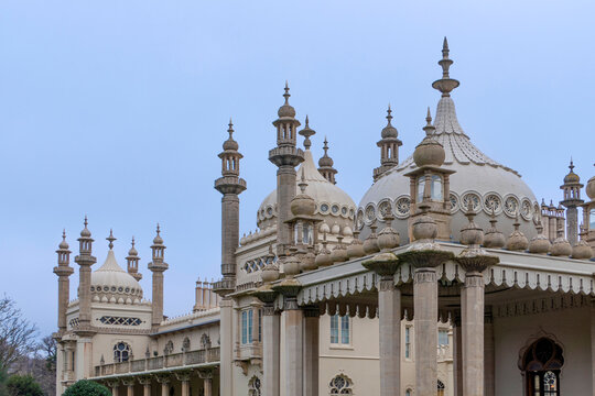 The Minarets of the remarkable Royal Brighton Pavilion.