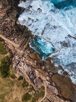 Sydney Rock Pool from the sky