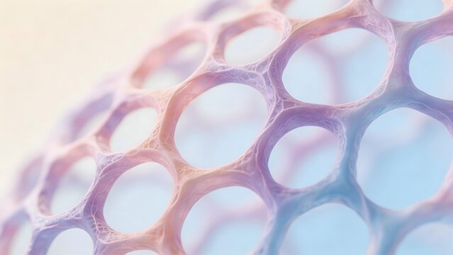 Abstract pattern of interconnected cells