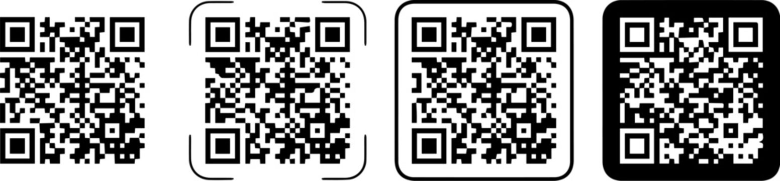 Scan QR code icons