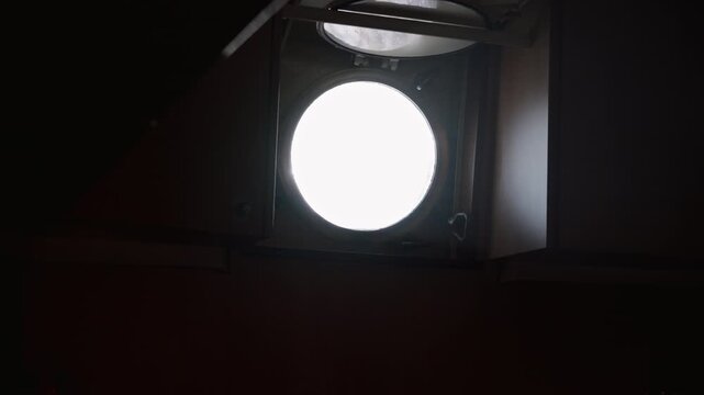 Sunlight Entering Cabin Through Porthole
