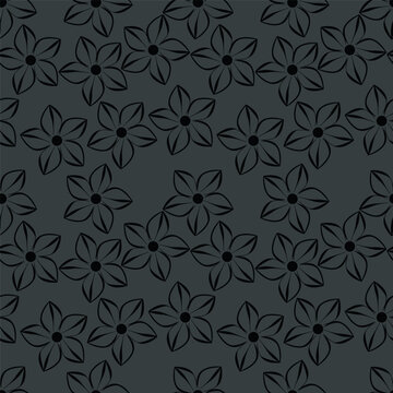 Tropical floral jungle seamless pattern with palms, leopard, coral hibiscus flowers. Hand drawn jungle plants, Hawaii summer beach vector surface design, wallpapers, textile, repeat background, print.