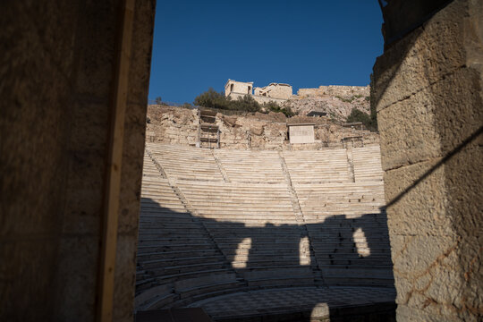 Odeon of Herodes Atticus Athens Greece Ancient Stone Amphitheater Landmark