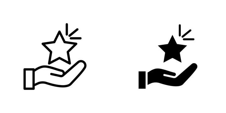 Loyalty program icons for app and websites.