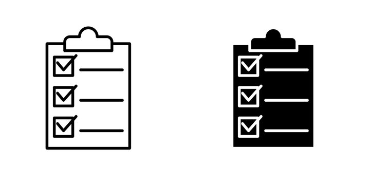 Todo list icons for app and websites.