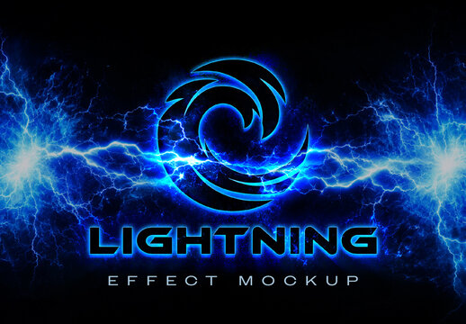 Lightning Effect Mockup