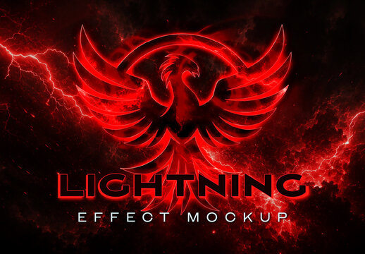 Lightning Effect Mockup