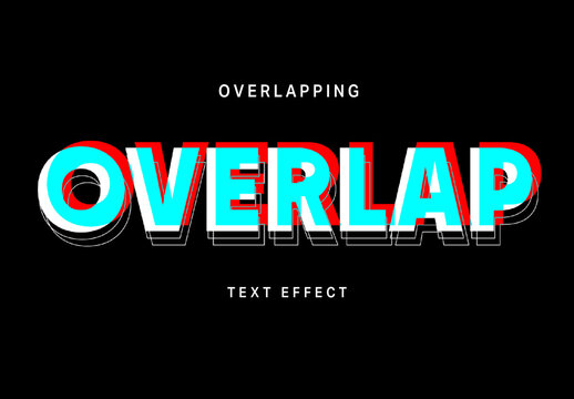Overlapping Text Effect