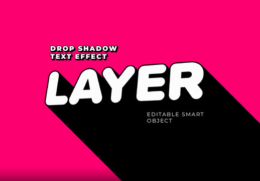 Drop Shadow Text Effect