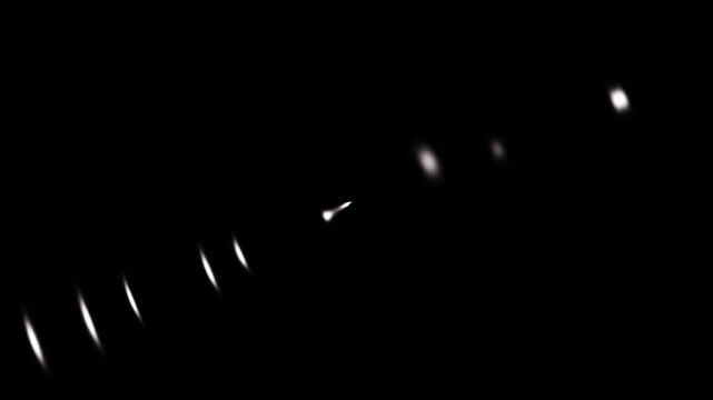 Abstract luminous white concentric rings pulsing outward in void black digital space high contrast minimalist futuristic aesthetic