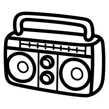 radio illustration