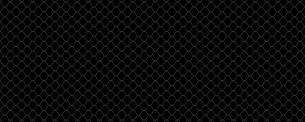Fishing or soccer net. Repeated hexagon pattern. Black wired mesh texture isolated on white background. Metallic or fabric fence, cage or lattice structure. Vector graphic Illustration. © PECAH