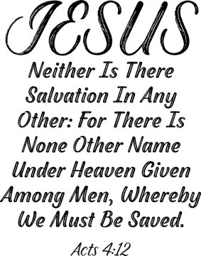 Scripture Verse About Jesus From The KJV  Bible