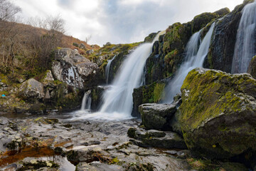 Fototapeta premium waterfall in the mountains