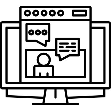 Live Chat Dashboard Icon