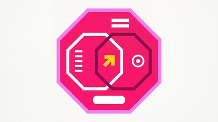 Obraz premium flat vector badges and background