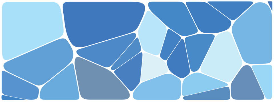 Voronoi Seamless Geometry, Voronoi Background Block, Cell Seamless Block. Modern Abstract Texture Design for Decorative Surface Concept.