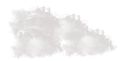 Transparent cloud vector illustration realistic smoke or fog. isolated translucent effect on checkered background. © Amir