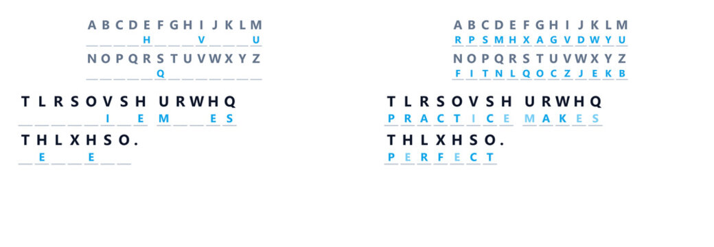 Letter cryptogram