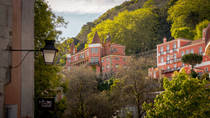 Obraz premium Walking around Sintra in Portugal