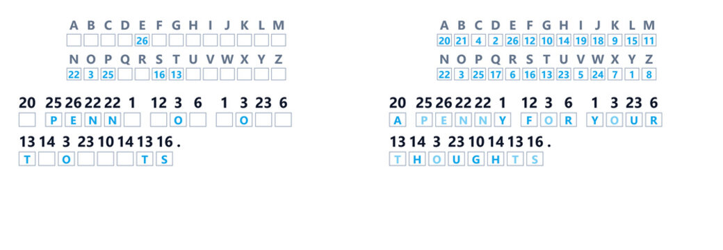 Number cryptogram