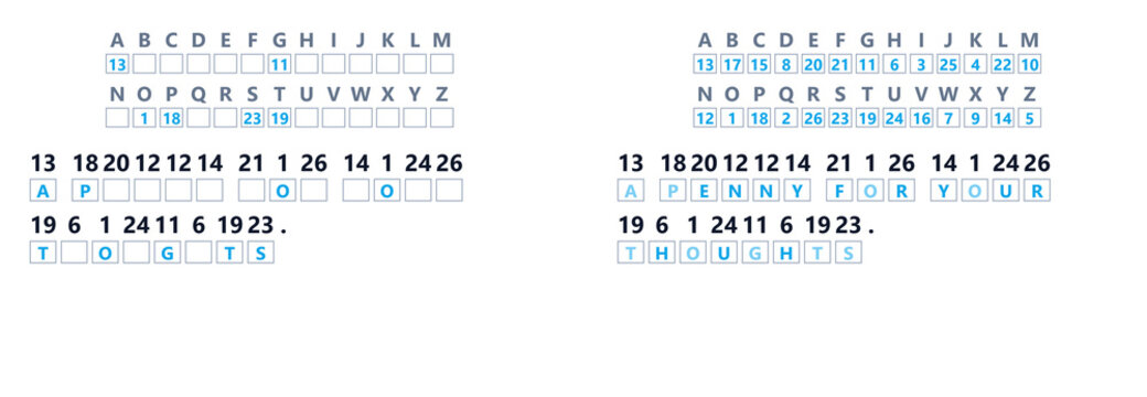 Number cryptogram