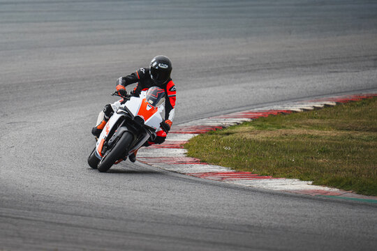 Racing motorcycle, sports motorbike KTM 990 RC R Track bike