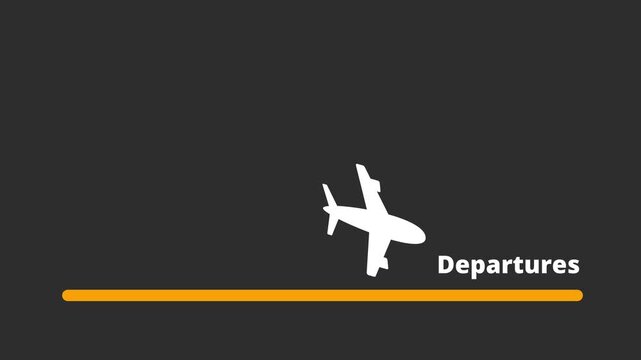 A plane icon under 'Departures' symbolizes journeys beginning, international travel, and the coordination required in global transportation systems