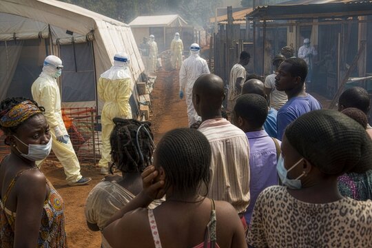 Ebola virus crisis unfolds as medical teams enter an affected community
