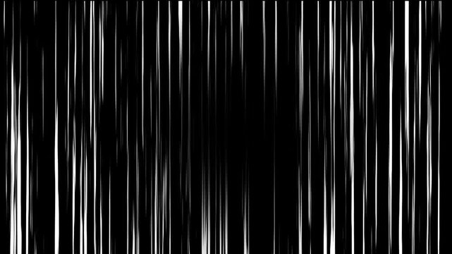 White anime speed lines comic motion, Anime comic book Action speed lines animation effects, dynamic high speed lines, Anime speed line background Speed Lines, black screen background. 4k video