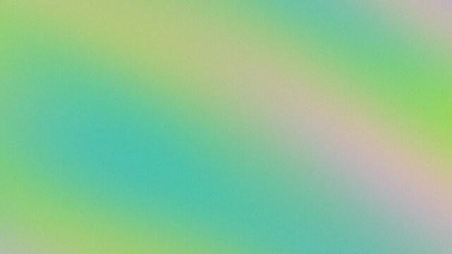 Abstract grainy gradient mesh flowing through soft pastel green and blue space in a lo-fi cinematic texture