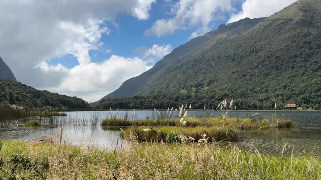 Beautiful National Park of Cajas in Cuenca, Ecuador