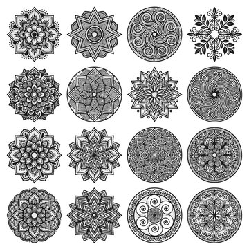 Collection of Intricate Mandala Designs for Creative Projects