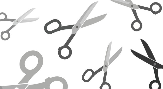 Scissor Pattern Seamless Background