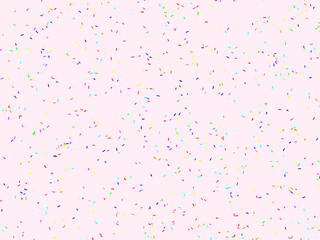 Naklejka premium Colorful Sprinkle Pattern Sweet Bakery Background