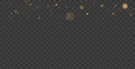 Sparkle abstract dust stardust vector PNG with glowing glitter overlay, shiny gold light, radiant holiday shimmer and festive magical celebration texture © LIUBOV