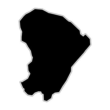 French Guiana Country Map Icon