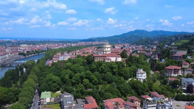 Chiesa di Santa Maria del Monte dei Cappuccini Turin Italy 4K
