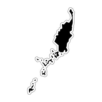 Palau Country Map Icon
