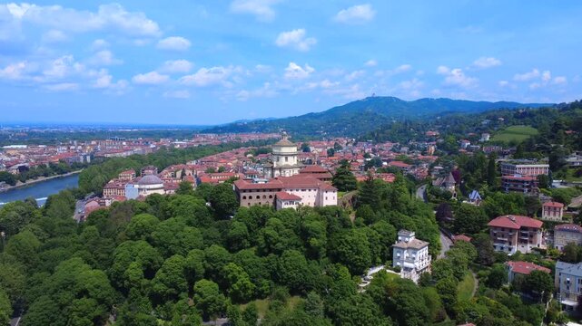 Chiesa di Santa Maria del Monte dei Cappuccini Turin Italy 4K