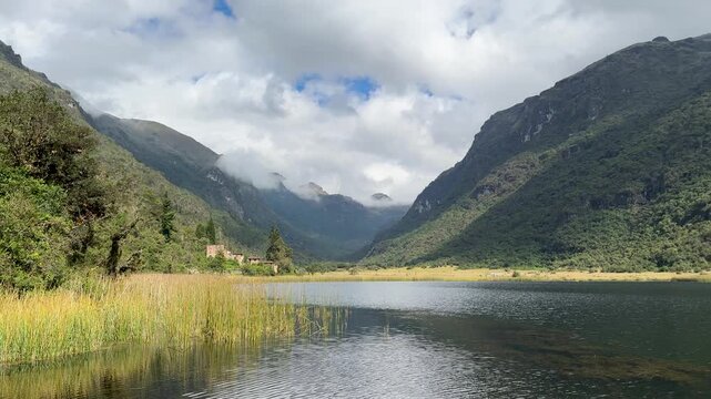 Beautiful National Park of Cajas in Cuenca, Ecuador
