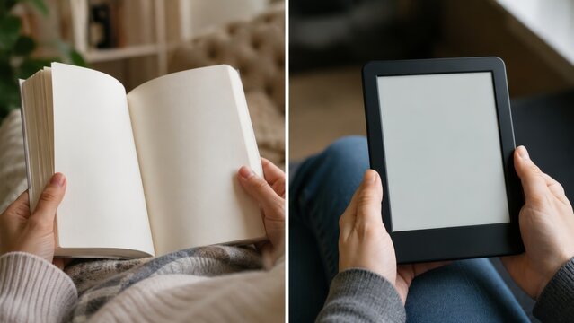 Printed paper book and electronic book reader