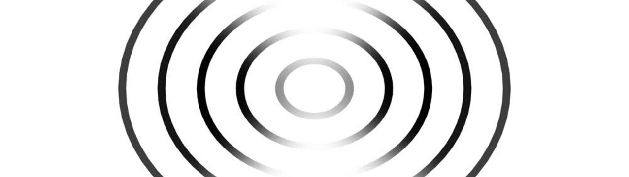 Concentric ripples expanding motion background circles