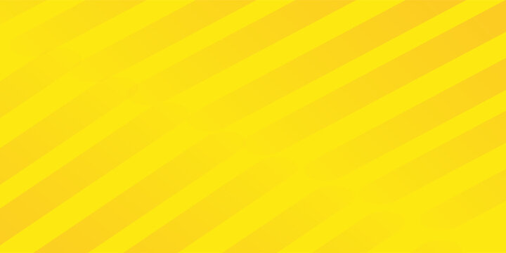 Modern futuristic graphic abstract background. Yellow background with stripes. Bright poster texture design, vector