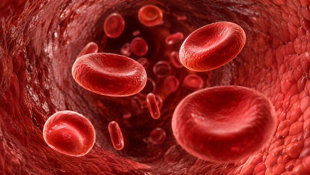 red blood cells render