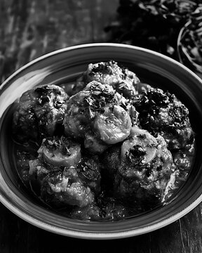 Traditional coda alla vaccinara roman oxtail stew in a rustic bowl