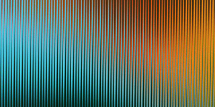 Blue and orange striped textured background with abstract background vertical gradient