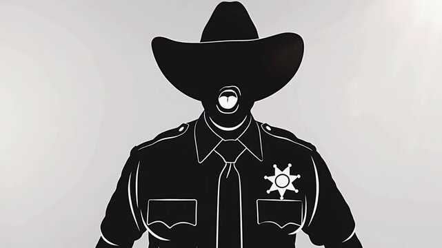 silhouette video of workers shouting