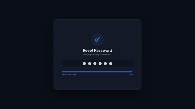 Software installation loading screen with password reset option appears on monitor
