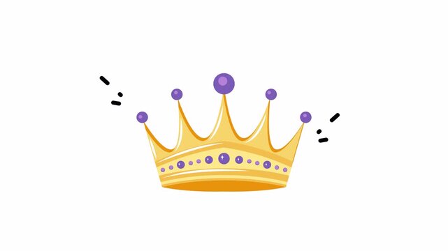 Suitable for invitations, greeting cards, party decorations, and childrens books illustrations. Ideal for adding a touch of royalty and elegance.